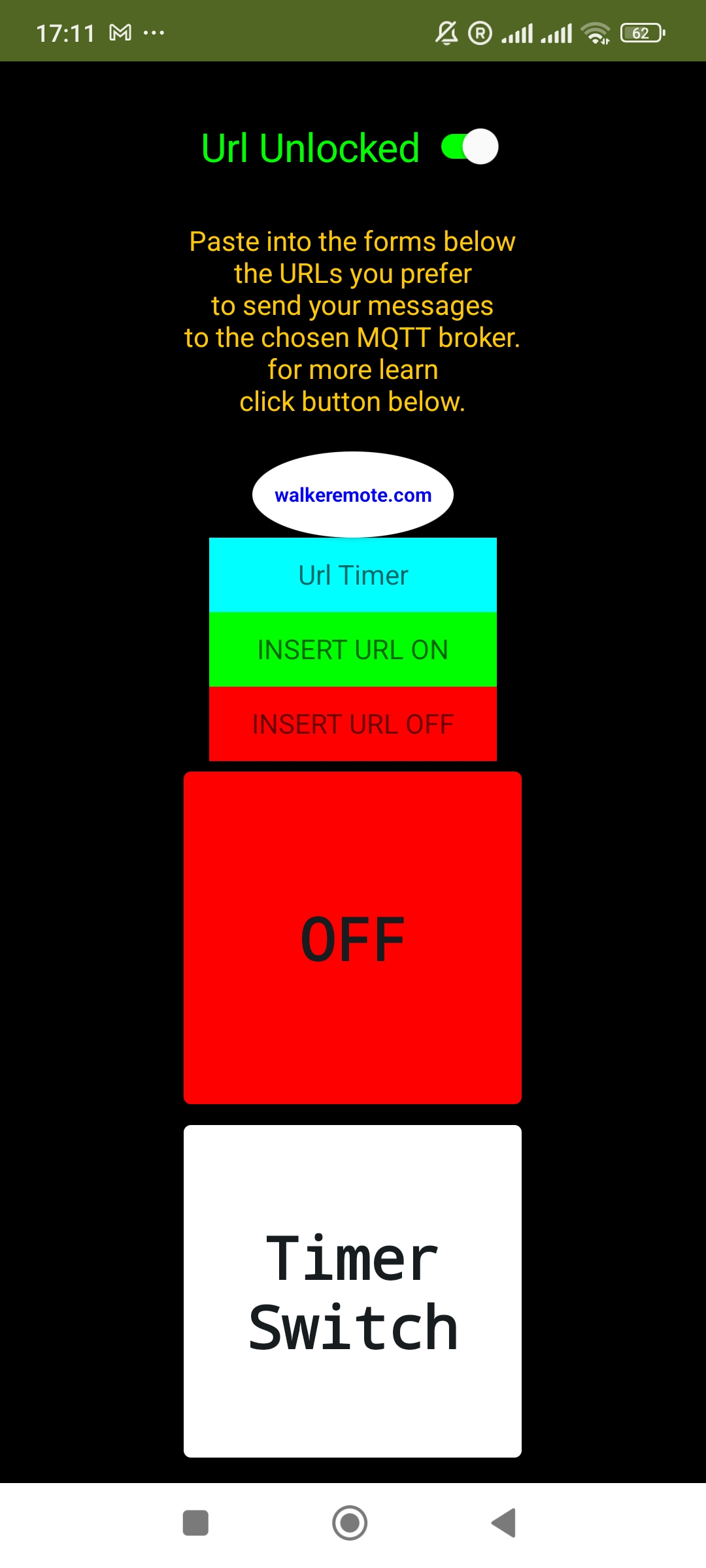 Walkeremote app 1